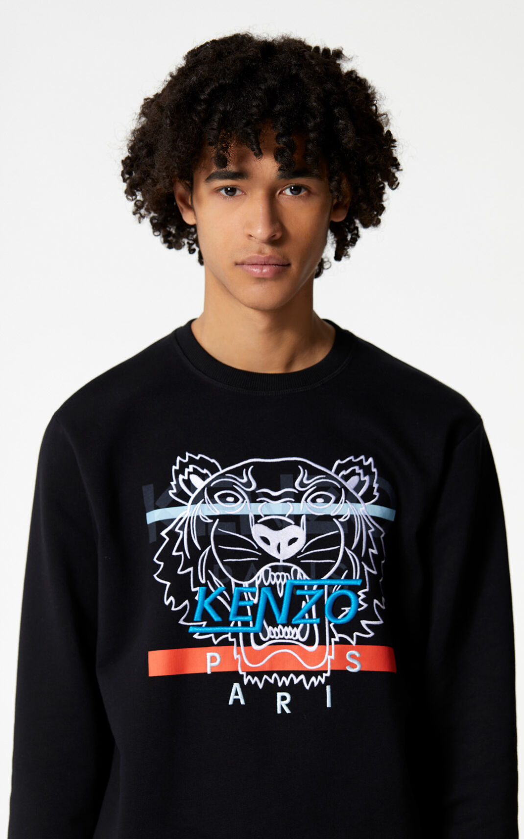 Kenzo Tiger Sweatshirt Herr | 95376-NJVX